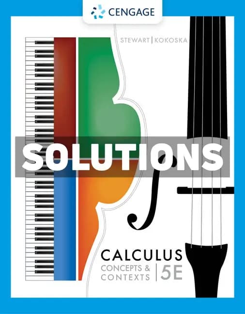 Cover for Calculus Concepts and Contexts 5th Edition Stewart Solutions Manual