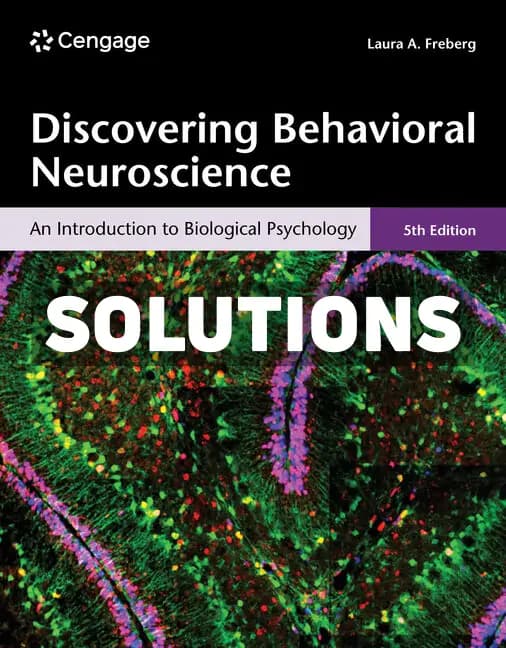 Cover for Discovering Behavioral Neuroscience 5th Edition Freberg Solutions Manual