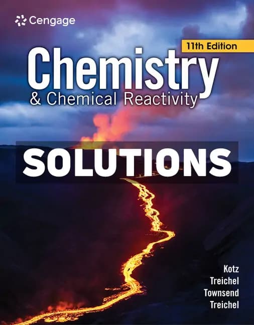 Cover for Chemistry and Chemical Reactivity 11th Edition Kotz Solutions Manual