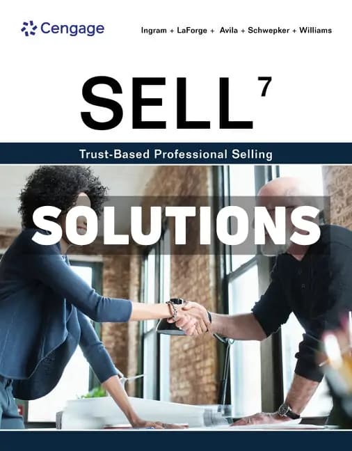 SELL 7th Edition Ingram Solutions Manual cover