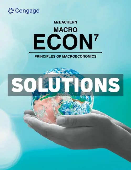 ECON MACRO 7th Edition McEachern Solutions Manual cover