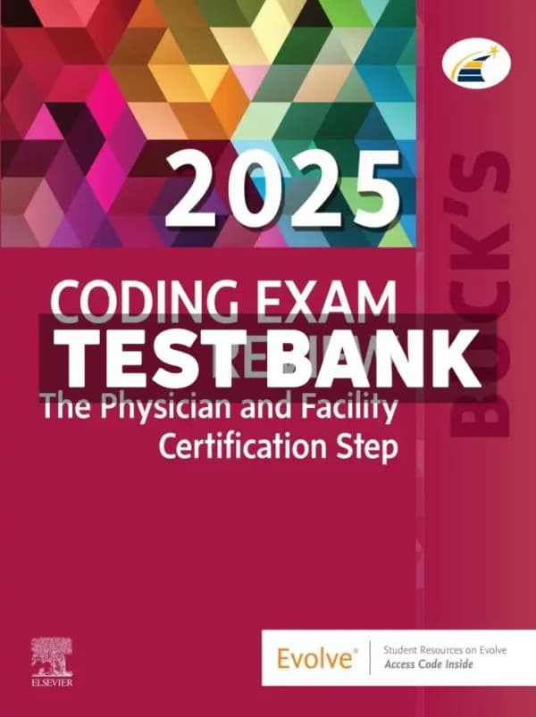 Cover for Bucks Coding Exam Review 2025 1st Edition Koesterman Test Bank