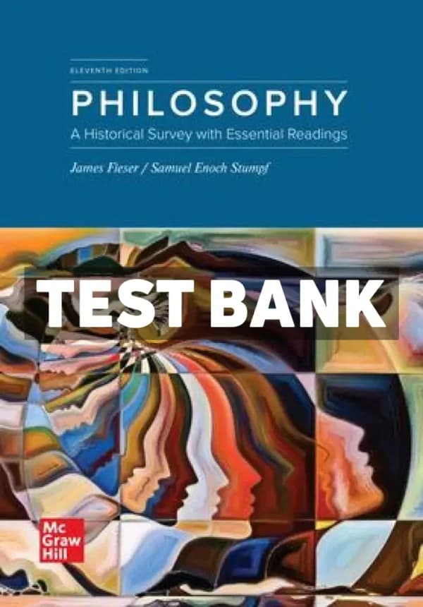 Philosophy – A Historical Survey with Essential Readings 11th Edition Stumpf Test Bank cover