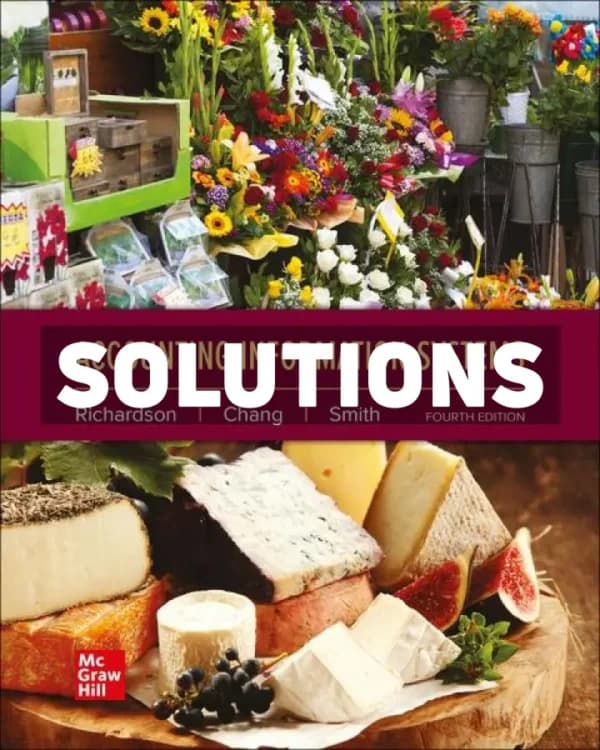 Cover for Accounting Information Systems 4th Edition Richardson Solutions Manual