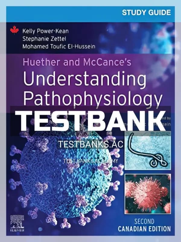 Test Bank for Huether and McCances Understanding Pathophysiology 2nd CA Edition by Power Kean cover