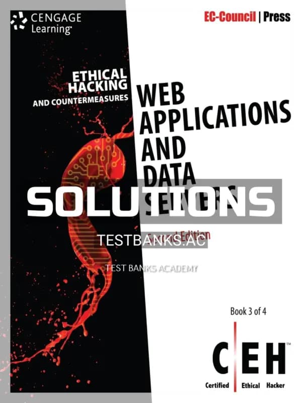 Solutions Manual for Ethical Hacking and Countermeasures Web Applications and Data Servers 2nd Edition by EC-Council cover