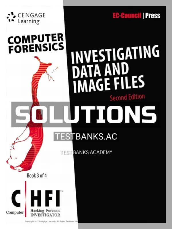 Solutions Manual for Computer Forensics Investigating Data and Image Files CHFI 2nd Edition by EC-Council cover