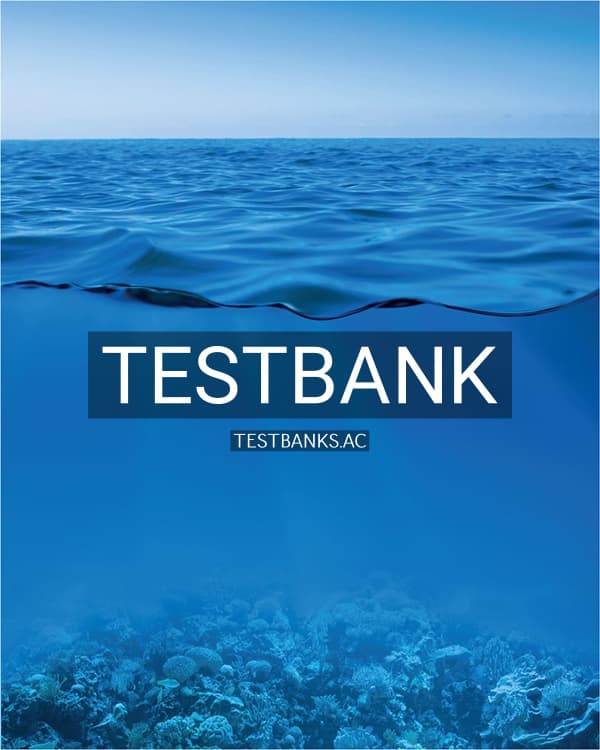 Test Bank for Marine Biology 6th US Edition by Levinton cover