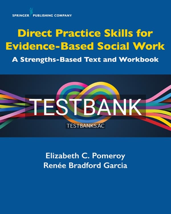 Test Bank for Direct Practice Skills for Evidence-Based Social Work 1st US Edition by Pomeroy cover