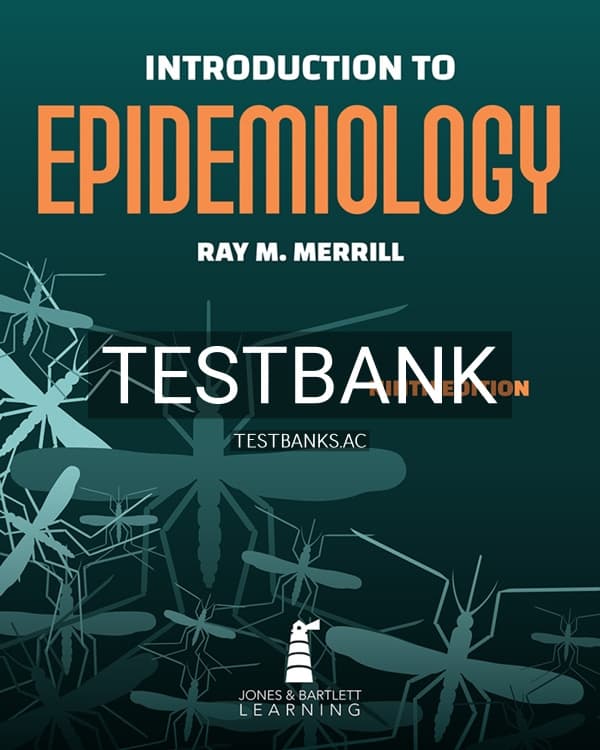 Test Bank for Introduction to Epidemiology 9th US Edition by Merrill cover