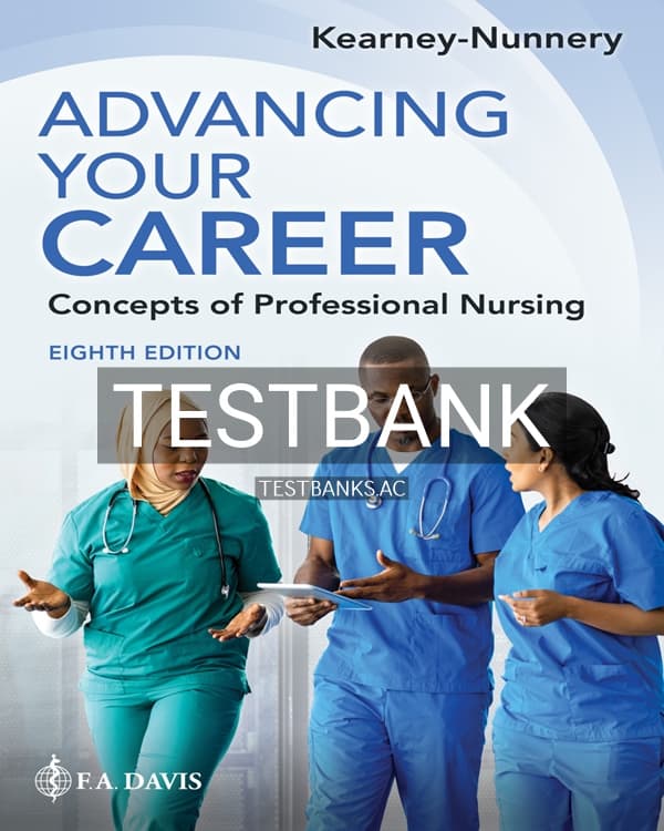 Test Bank for Advancing Your Career 8th US Edition by Kearney-Nunnery cover