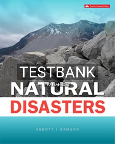 Test Bank for Natural Disasters 4th Edition by Abbott cover