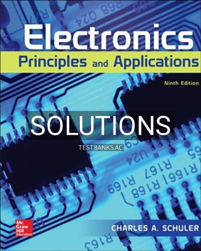 Solutions for Electronics 9th Edition by Schuler cover