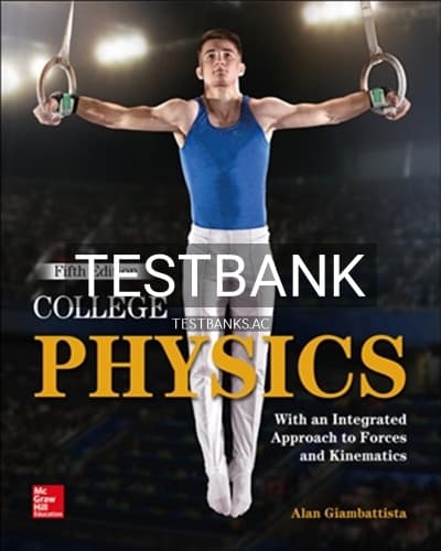 Test Bank for College Physics 5th Edition by Giambattista cover