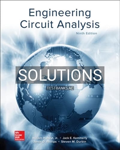 Solutions for Engineering Circuit Analysis 9th Edition by Hayt cover