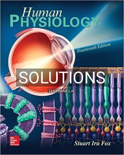 Solutions for Human Physiology 14th Edition by Fox cover