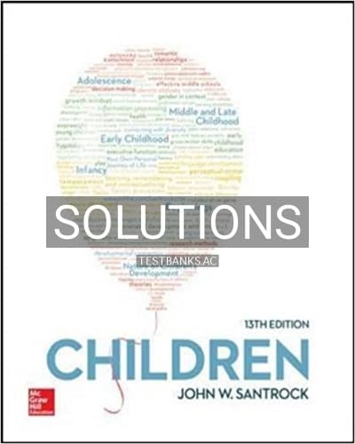 Solutions for Children 13th Edition by Santrock cover