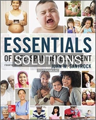 Solutions for Essentials of Life Span Development 4th Edition by Santrock cover