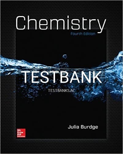 Test Bank for Chemistry 4th Edition by Burdge cover