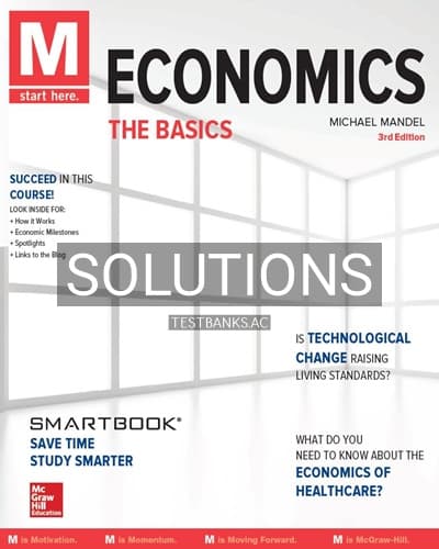 Solutions for M Economics The Basics 3rd Edition by Mandel cover