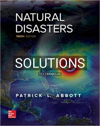 Solutions for Natural Disasters 10th Edition by Abbott cover