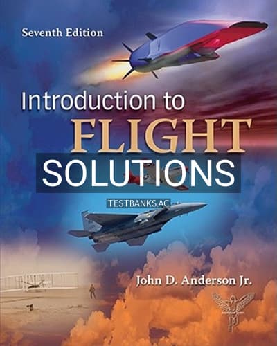 Solutions for Introduction to Flight 7th Edition by Anderson cover