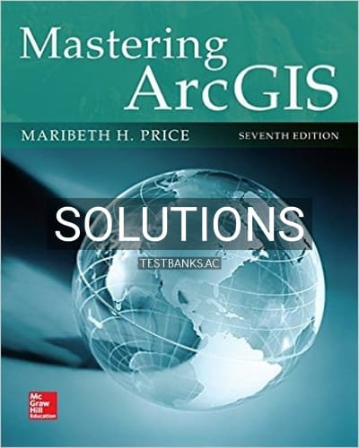 Solutions for Mastering ArcGIS 7th Edition by Price cover