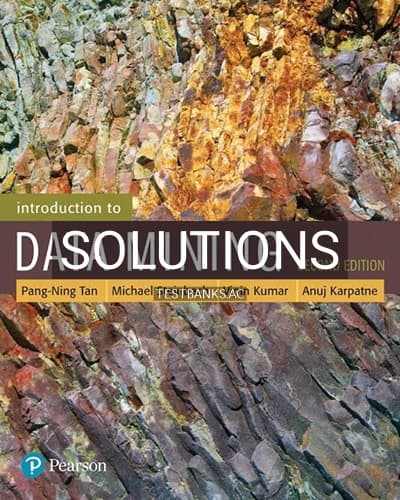 Solutions for Introduction to Data Mining 2nd Edition by Tan cover