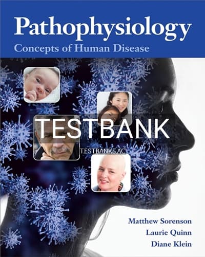 Test Bank for Pathophysiology Concepts of Human Disease 1st Edition by Sorenson cover