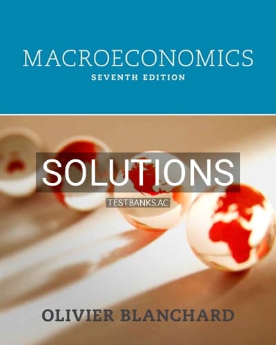 Solutions for Macroeconomics 7th Edition by Blanchard cover