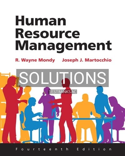 Solutions for Human Resource Management 14th Edition by Mondy cover