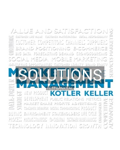 Solutions for Marketing Management 15th Edition by Kotler cover
