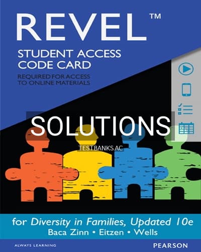 Solutions for Diversity in Families 10th Edition by Zinn cover