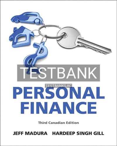 Test Bank for Personal Finance 3rd Edition by Madura cover