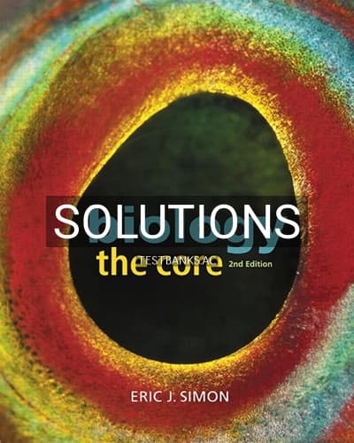 Solutions for Biology The Core 2nd Edition by Simon cover
