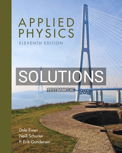 Solutions for Applied Physics 11th Edition by Ewen cover