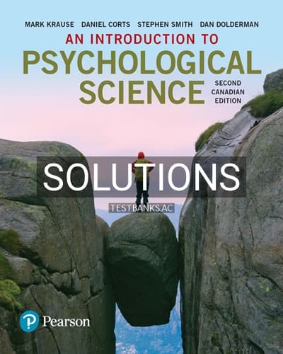 Solutions for Introduction to Psychological Science 2nd Edition by Krause cover