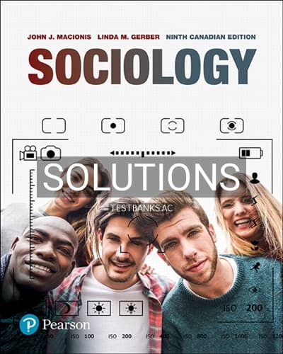 Solutions for Sociology 9th Edition by Macionis cover