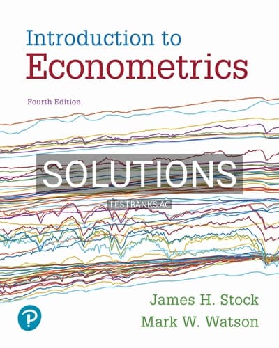 Solutions for Introduction to Econometrics 4th Edition by Stock cover