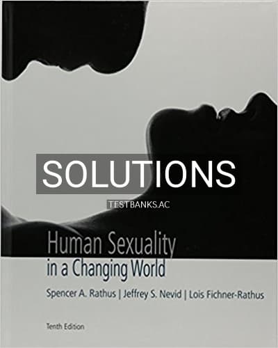 Solutions for Human Sexuality in a Changing World 10th Edition by Rathus cover
