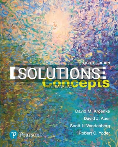 Solutions for Database Concepts 8th Edition by Kroenke cover