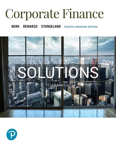 Solutions for Corporate Finance 4th Edition by Berk cover