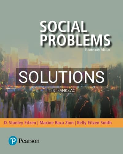 Solutions for Social Problems 14th Edition by Eitzen cover