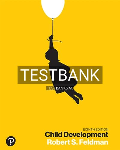Test Bank for Child Development 8th Edition by Feldman cover