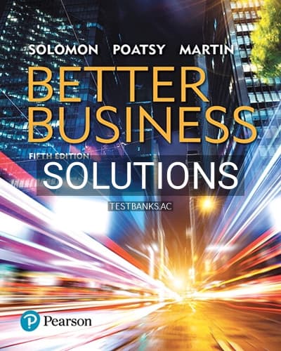 Solutions for Better Business 5th Edition by Solomon cover