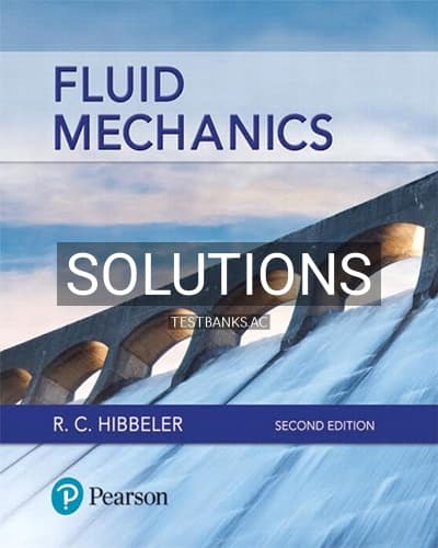 Solutions for Fluid Mechanics 2nd Edition by Hibbeler cover