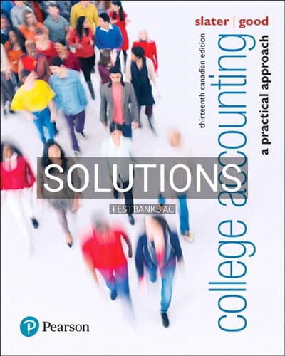 Solutions for College Accounting A Practical Approach 13th Edition by Slater cover