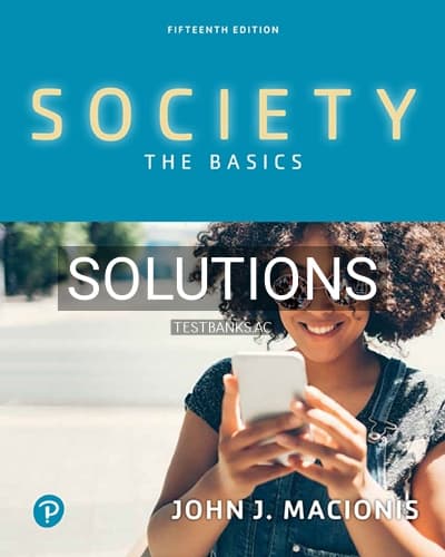 Solutions for Society The Basics 15th Edition by Macionis cover
