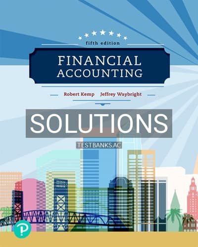Solutions for Financial Accounting 5th Edition by Kemp cover