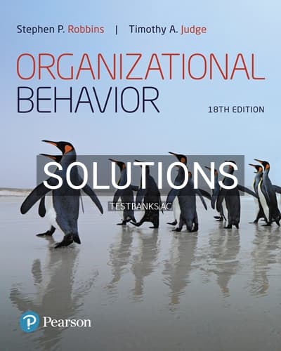 Solutions for Organizational Behavior 18th Edition by Robbins cover